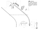 Page C Diagram and Parts List for FEATHERLITE Plus Weed Eater Trimmer